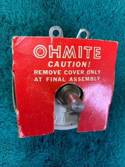 50 Ohms 1 amp Rheostat Potentiometer 05-00141FD J 300V From Alan Eaton Amplifier