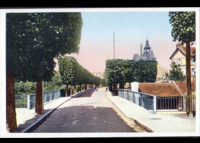 ESSONNES (91) WASHIR, BRIDGE, VILLA & CLCHER, animated DARBLAY Boulevard