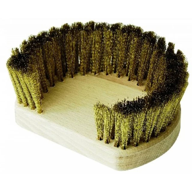Piezas de Repuesto Cepillo Horno Redonda Con Cerdas En Latón 17x15 CM Gi.Metal