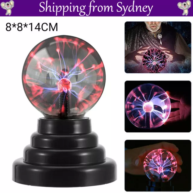 14cm Magic Plasma Ball Touch USB Lamp Electric Globe Night Light Glass Lighting