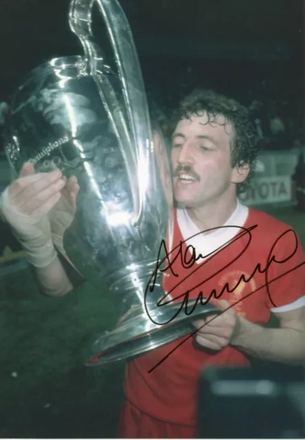 ALAN KENNEDY Signed In Person 12x8 Photo LIVERPOOL Photo Proof COA