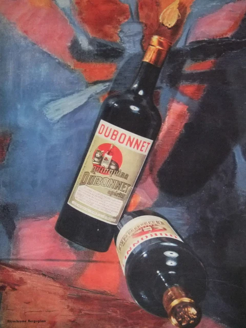 une publicité papier dubo dubon Dubonnet vin apéritif quinquina issue