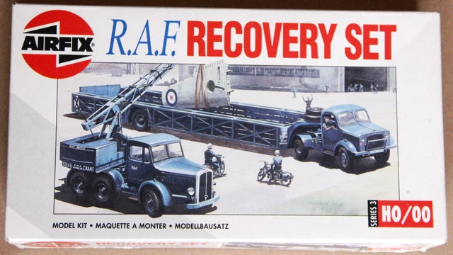 Maquette Ensemble 2 véhicules & figurines_1/76_Airfix-RAF Recovery Set_Occasion