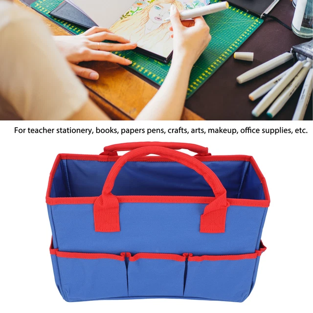 Aeun Art Craft Supplies Storage Bag Desktop Stock Organize Bag Large Capacity