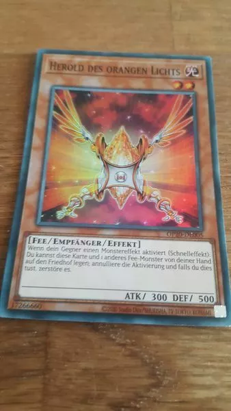 Herold Des Orangenen Lichts OP20-DE005 Super Rare DE NM YUGIOH