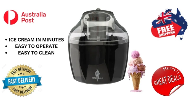 Ice Cream Maker Machine, Gelato Sorbet and Frozen Yoghurt Machine, Sensio  Home