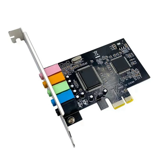 Yctze Carte Son PCI 4.1 Canaux CMI8738 – Surround 3D, Compatible Windows 10/98/XP