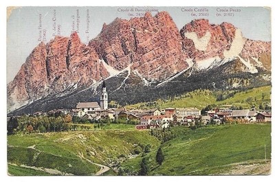 PROVINCIA DI BELLUNO-CORTINA D'AMPEZZO-GRUSS-SALUTI-A7-120 