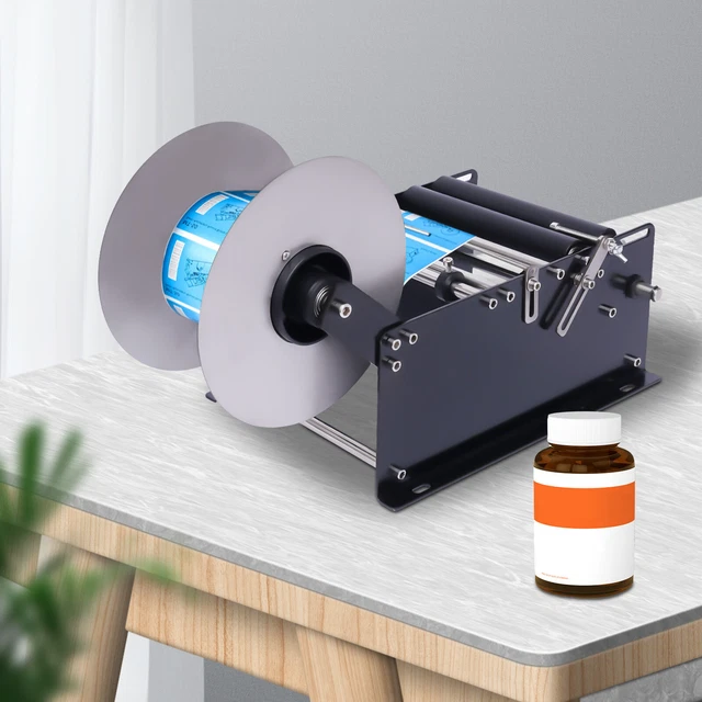 MT-30 Manual Labeling Machine Self-adhesive Round Bottle Label Applicator SALE