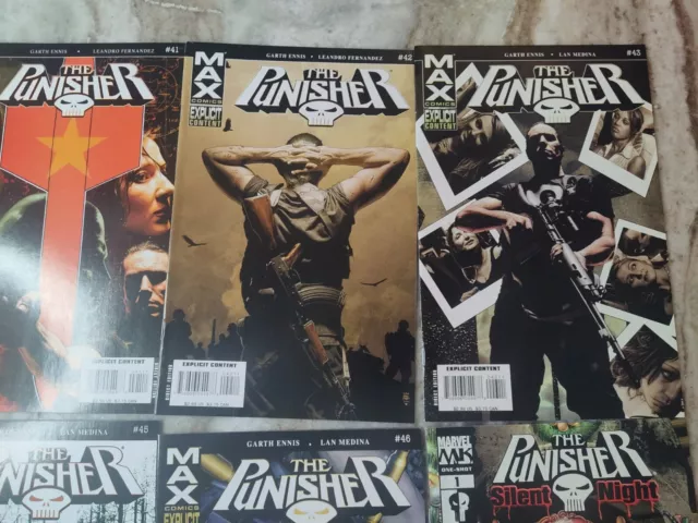 The Punisher #40-46 & One Shot Silent Night Marvel 2007 Comics 3