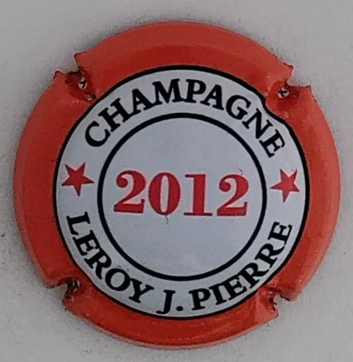 Capsule de CHAMPAGNE  peu courante  LEROY Jean-Pierre  n ° 33l  côte 10 euros !!