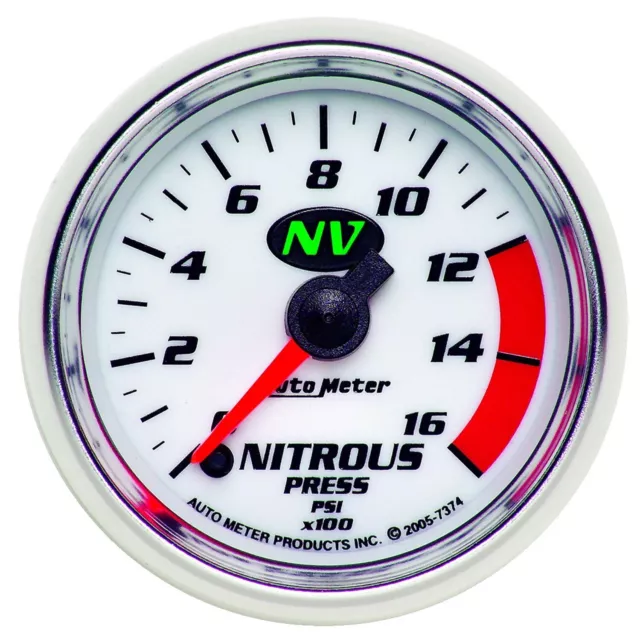 AutoMeter 7374 Nv Elektrisch Nitro Druck Messgerät
