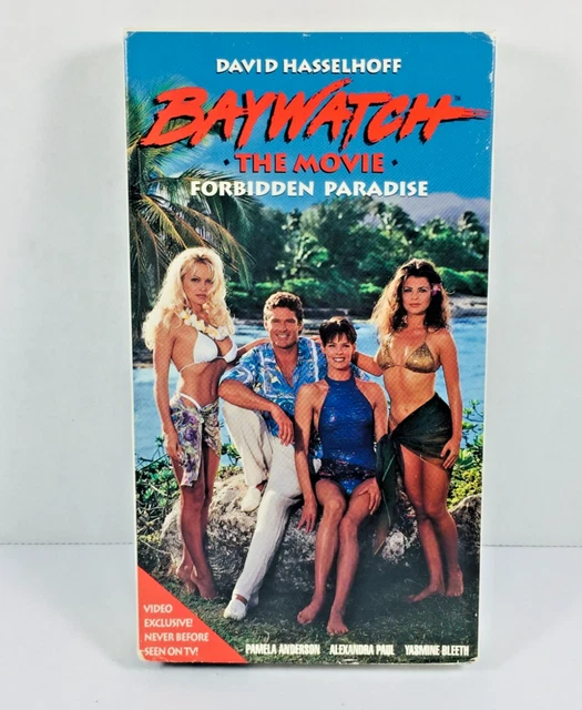 VHS BAYWATCH THE Movie Forbidden Paradise (LIVE, 1995) Drama Pam