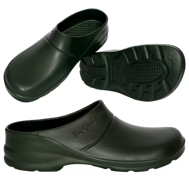 Gartenschuhe Gartenclogs Clogs Schlappen Clogsschuhe Freizeitschuhe Grün(BLBIO)