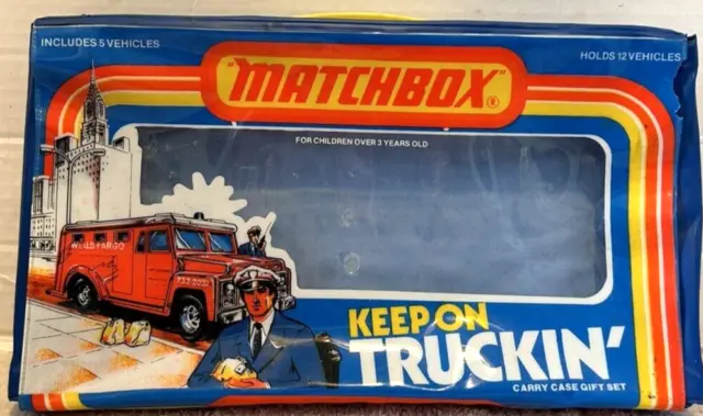 Matchbox Keep On Truckin' Carry Case 1979 Lesney {G}