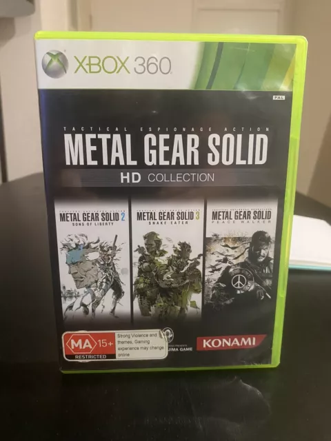 METAL GEAR SOLID HD COLLECTION Xbox 360 Very Good Condition