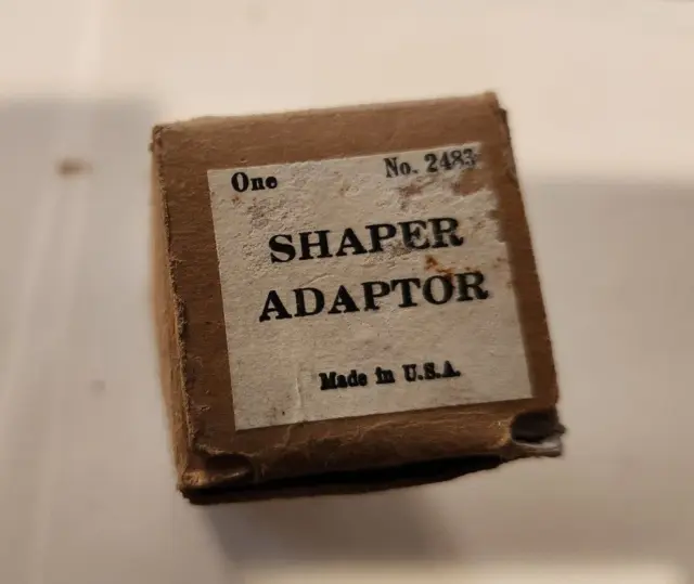 Craftsman Shaper Adaptor  No. 2483 With Box