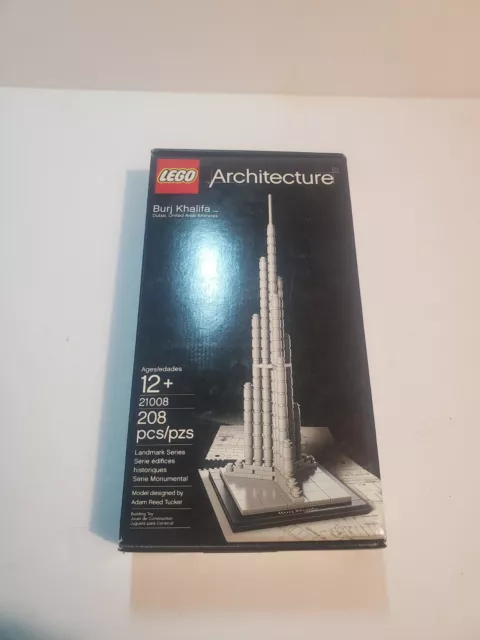 Lego Architecture Landmark Series 21008 LEGO Burj Khalifa 2011 208 Pieces NISB