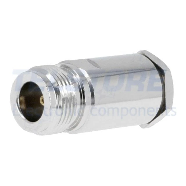 1pcs  Spina N femmina dritto RG213 saldatura, ad avvitare (clamp)