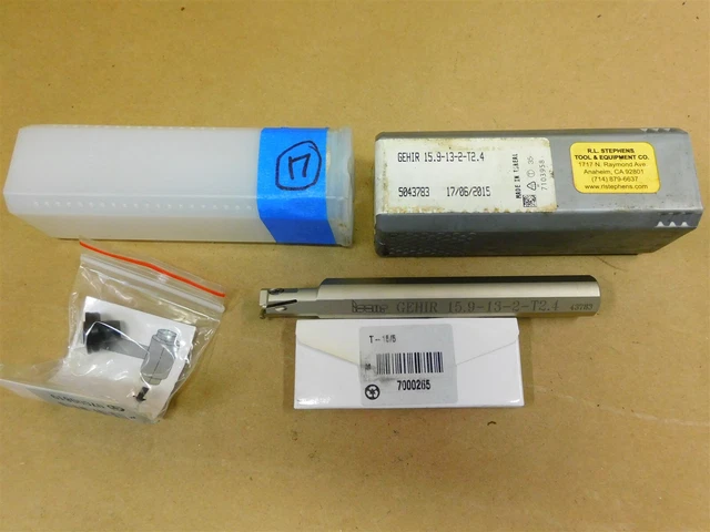 Ingersoll GEHIR-15.9-13-2-T2.4 Indexable Boring Bar 5/8" Shank 5" L NEW LOT #17