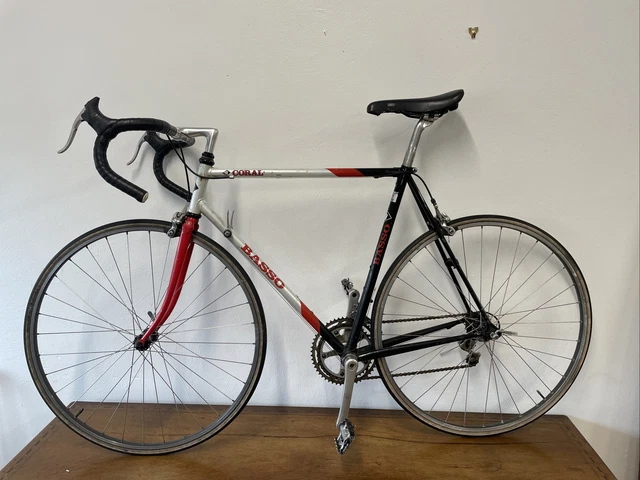 BICI DA CORSA su strada vintage italiana Basso Coral Columbus EUR