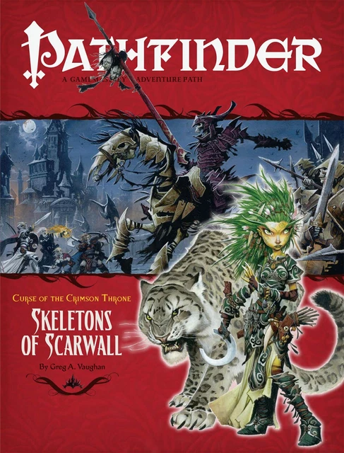 PATHFINDER 11 CURSE Of The Crimson Throne Skeletons Of Scarwall Aug pathfinder-11-curse-of-the-crimson-throne-skeletons-of-scarwall-aug