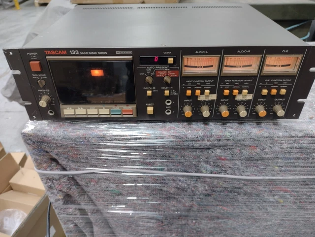 Tascam 133 Multi Image 3 Track 2 Speed Cassette Player Recorder