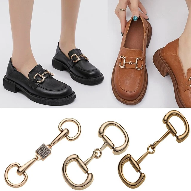Accesorios de Ropa Hágalo usted mismo Zapatos Bolsa Metal Zapato Cadena Zapatos Hebillas Hebillas de Metal