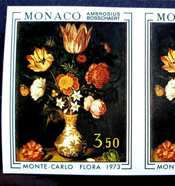 Monaco 1973 imperf - Flowers - MNH - Full Issue - Yvert €50.00+