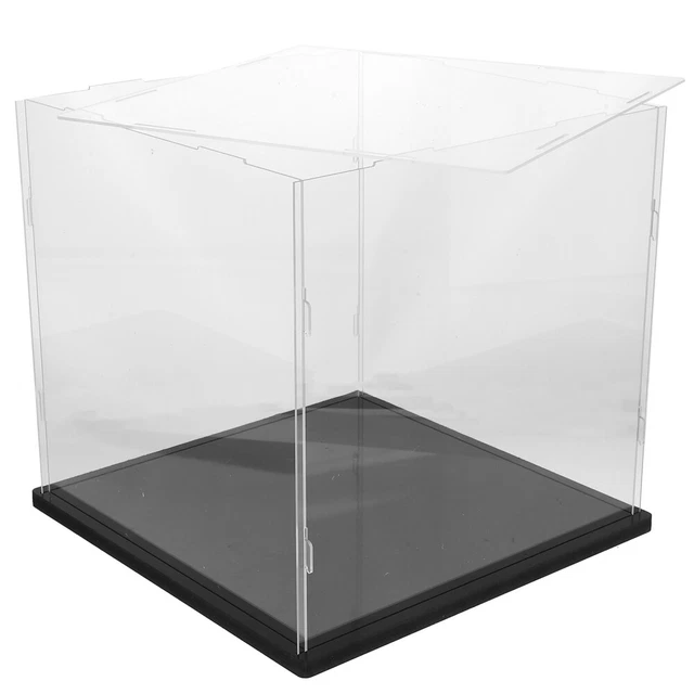 Custodia display bambola supporto bambola desktop trasparente scatola display statuetta archiviazione