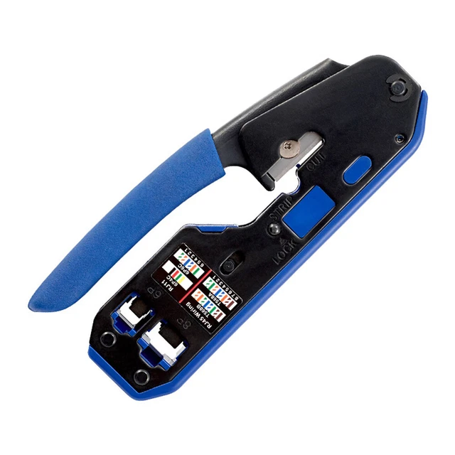 Network Module Wire Cutter NETWORK WIRE STRIPPING Squeeze Cutter 8P/6P/CAT5/CAT6 Connector ...