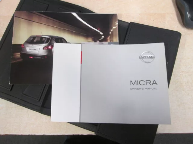 06-10 Nissan Micra Owners Handbook Manual  Pack & Wallet 2009