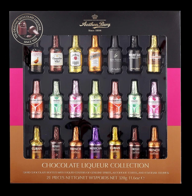 Liquore al cioccolato Anthon Berg liquore liquori 33% ripieno 328 g NUOVO MHD 17/03/2024