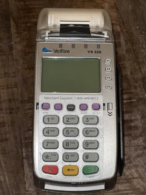 Verifone VX520 Credit Card Machine Terminal Reader Untested Parts Or Repair