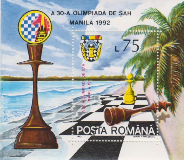 Schach Rumänien Postfrisch 6142