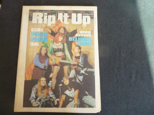 Rip It Up Rare 1992 New Zealand Magazine! Push Push The Cure Def Leppard