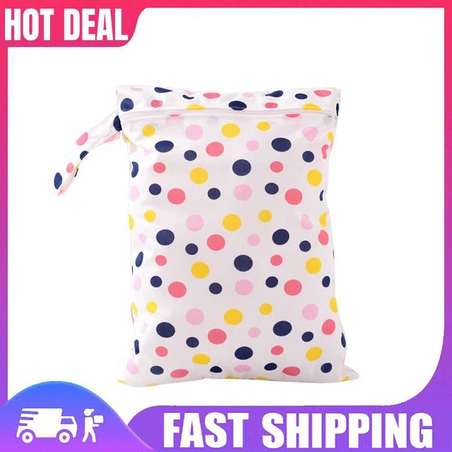 Baby Diaper Bags Character Print Changing Wet Bag Baby Cloth Diapers