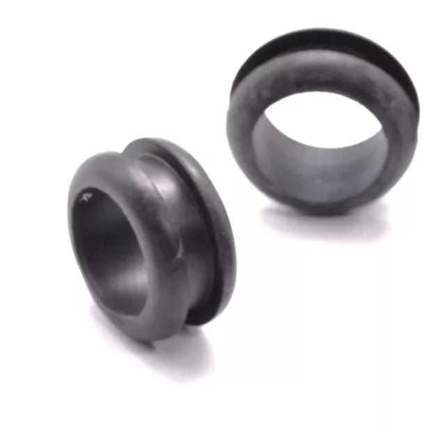 Rubber Wire Grommets Fits 1" Hole w 7/8” ID and 1/4” Groove Panel Bushings Cable