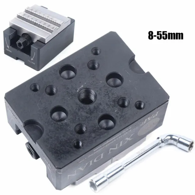 8-55mm Wire EDM 3R CNC Self-centering Vise Electrode Fixture Machining Tool! 1X