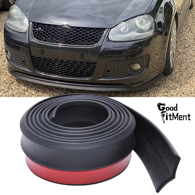 Front Bumper Lip Splitter Side Spoiler Skirt Protector 2.5M/8.2ft For Volkswagen
