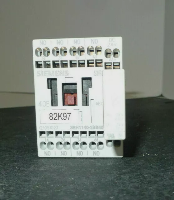 SIEMENS SIRUS 40E 3RH1140-2BB40 CONTACTOR W/ 3RT1916-1BB00 Surge Suppressor 600
