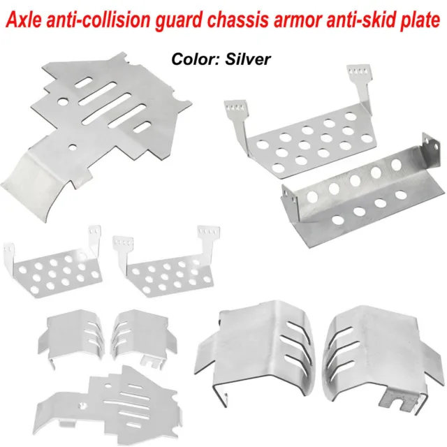 5PCS/Set Bumper Axle Guard Chassis Armor Anti-skid Plate for  TRX-4 RC Car
