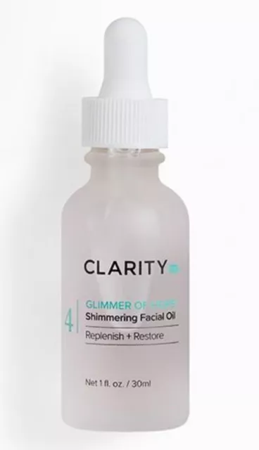 CLARITY 4 RX Glimmer of Hope Shimmering Facial Oil 1oz Full Size Sealed