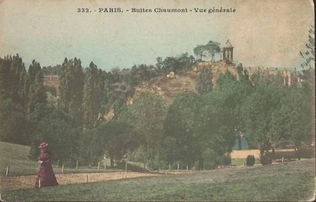 Cpa 75 Paris. Buttes Chaumont. Vue Generale. N° 332. Couleur..tbe.