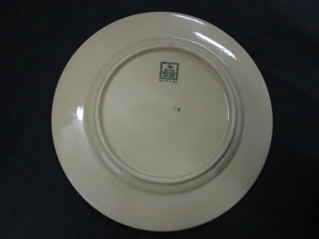 NICHOLAS MOSSE APPLE Pattern 8 1/2" Luncheon Plate IRELAND Handmade Pottery #1 3