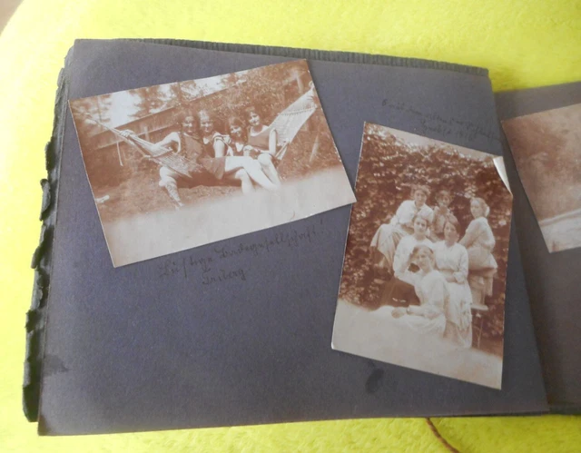 29 Foto 1wk Album Fotoalbum Soldat Füs. RGT 40 Achen Triberg Portrait Frau EK 4