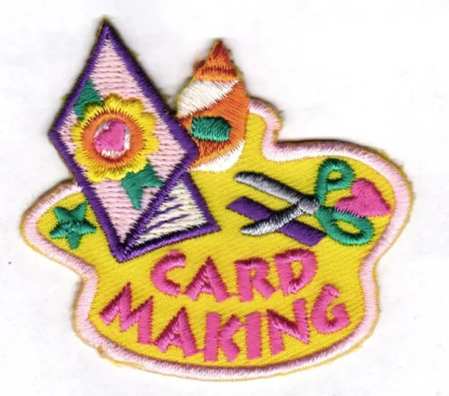 Cub Girl Boy CARD MAKING Fun Patches Crests Badge SCOUT GUIDES donation crafting