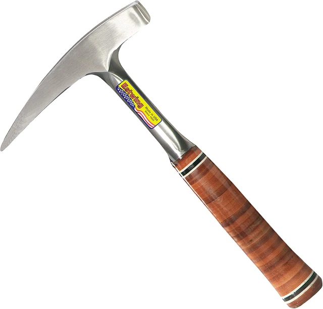 Estwing Rock Pick - 22 oz Geological Hammer with Pointed Tip & Genuine Leather -
