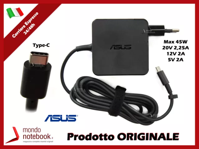 Fuente de Alimentación Original ASUS 45W 20V 2,25A 12V 2A 5V 2A [ Usb-C ] Tipo C