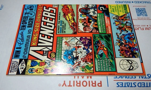Avengers Annual #10  1St Rogue Mega Marvel Key!  Vf / Near Mint 9.0 ! Huge Image